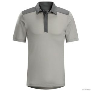 ARC'TERYX AB2 Polo - Gray - Merino Wool
